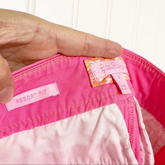 Lilly Pulitzer Pink Resort Fit Bermuda Shorts - Picture 4 of 5